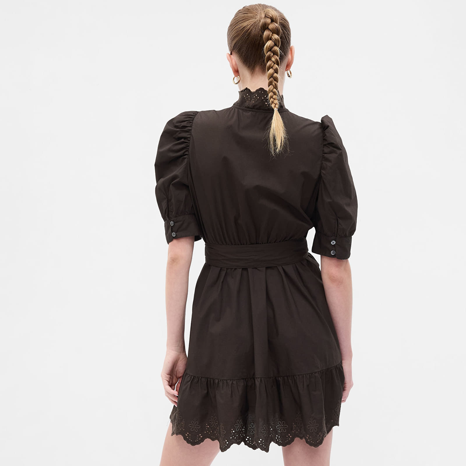Dresses GAP Mini Shirtdress Brown Noir