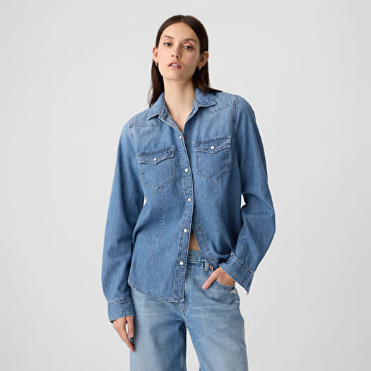 Cămașă GAP Denim Shirt Medium Wash