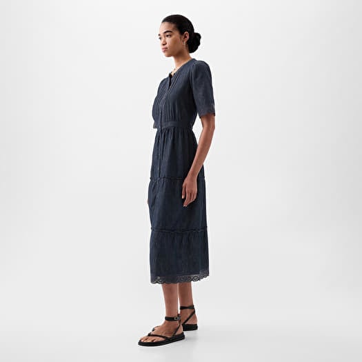 fitted t shirt midi dress Easy T-Shirt Midi Dress - Black - Women's Dresss