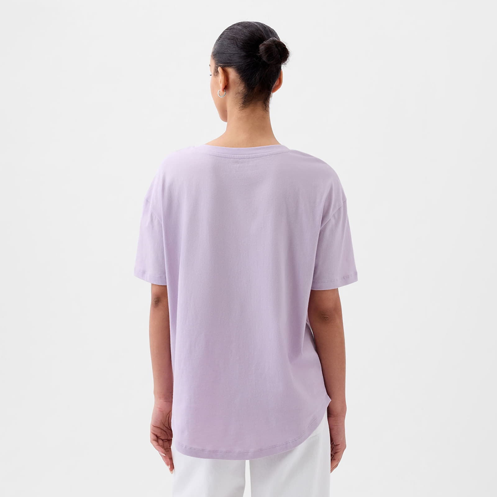 Tricou GAP Logo Boyfriend Tee Orchid Petal 14-3710 T - 1 | YEO