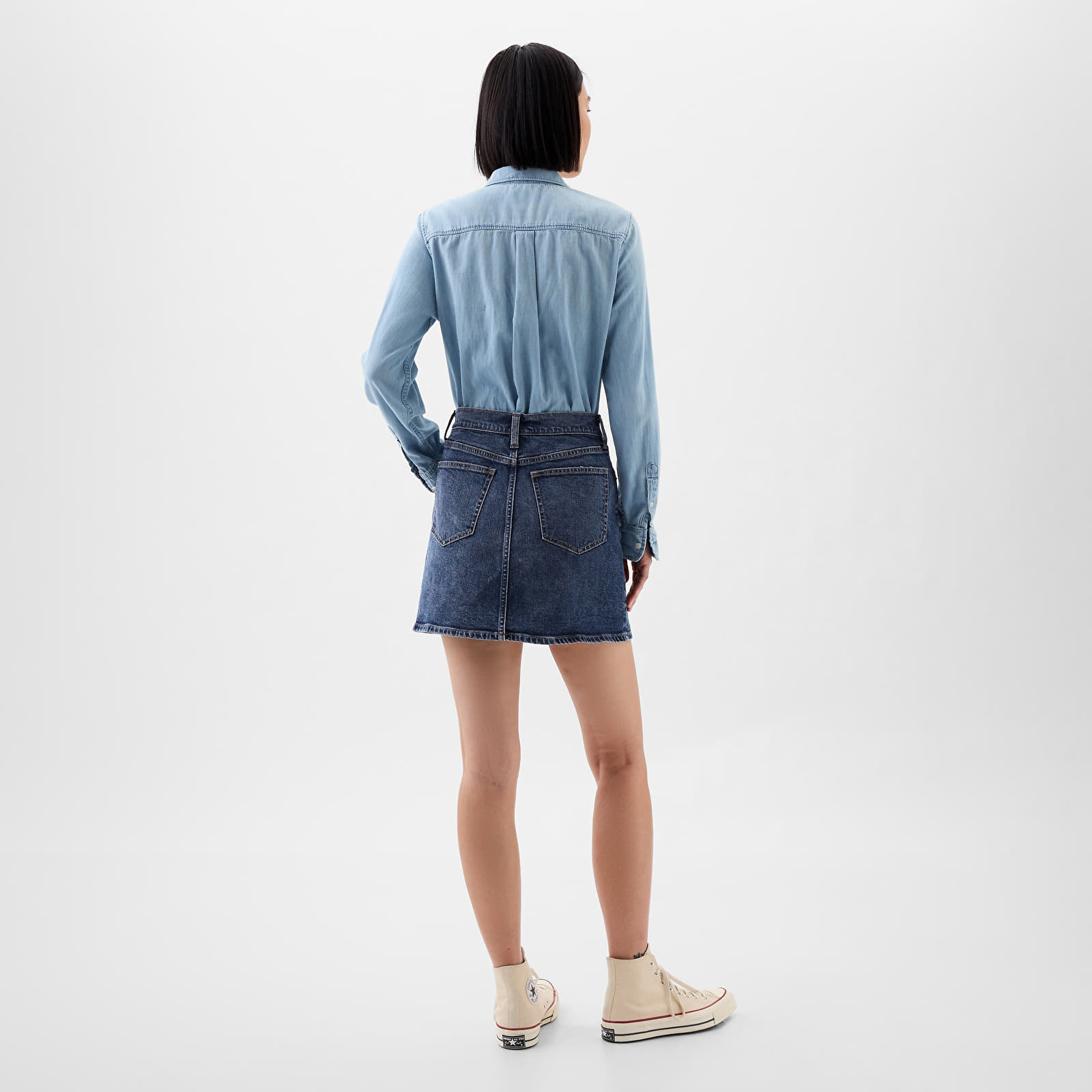 Skirts GAP Denim Mini Skirt Dark Wash Queens