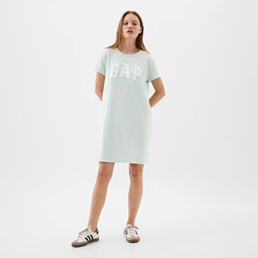 GAP Logo Dress Soft Mint Green Shine | Queens