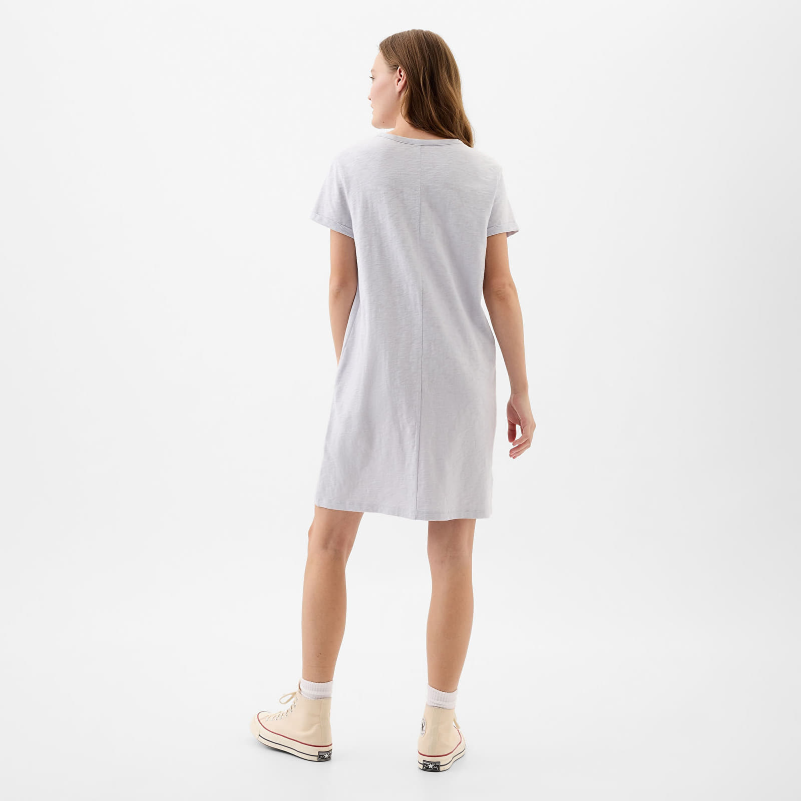 Kleider GAP Logo Dress Grey Matter