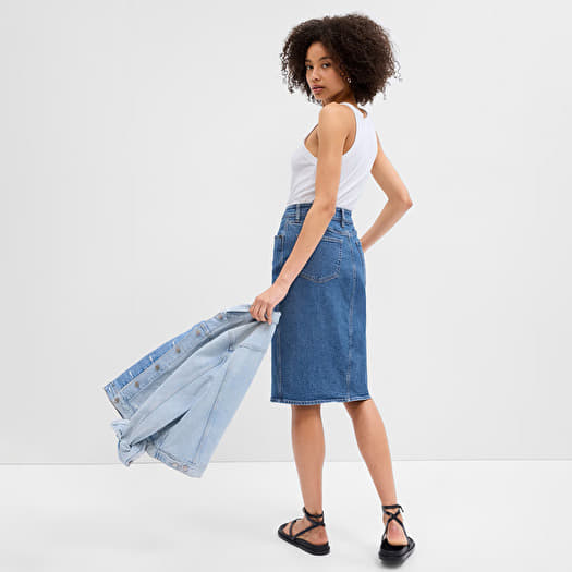 Skirt GAP Denim Midi Skirt