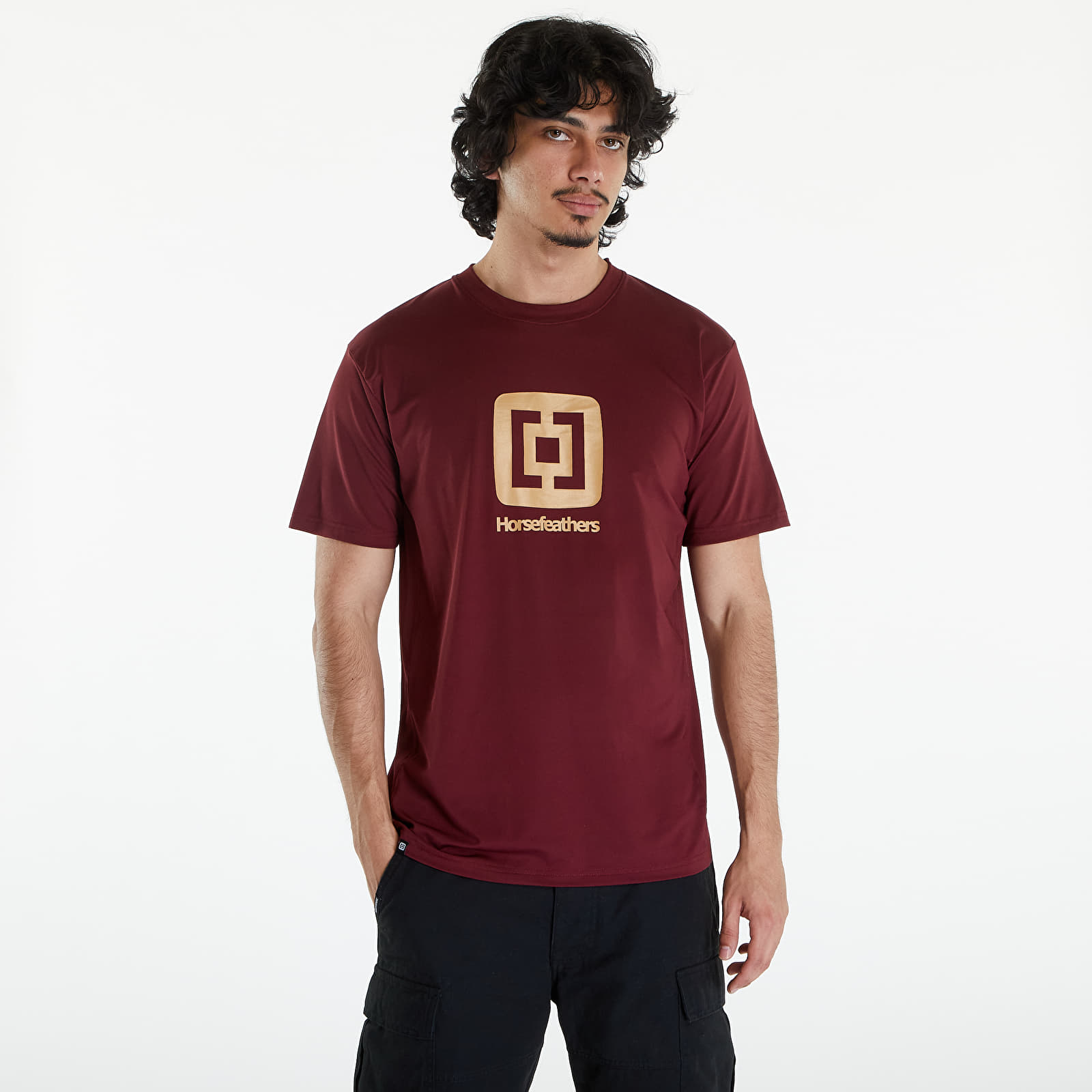 Trička Horsefeathers Spike II Tech T-Shirt Icon Ruby