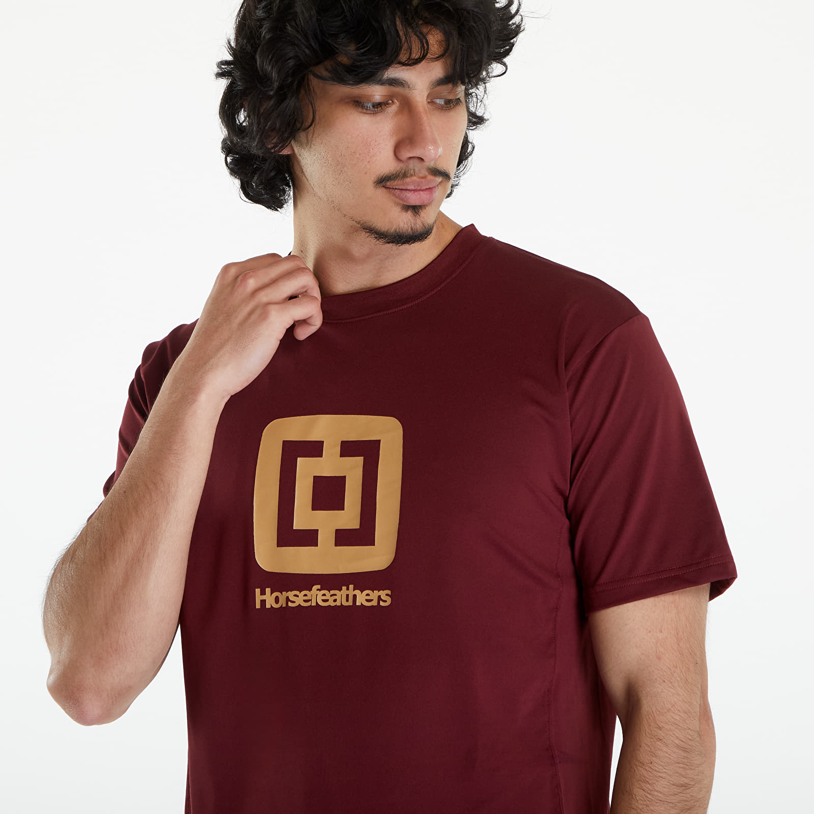 Trička Horsefeathers Spike II Tech T-Shirt Icon Ruby
