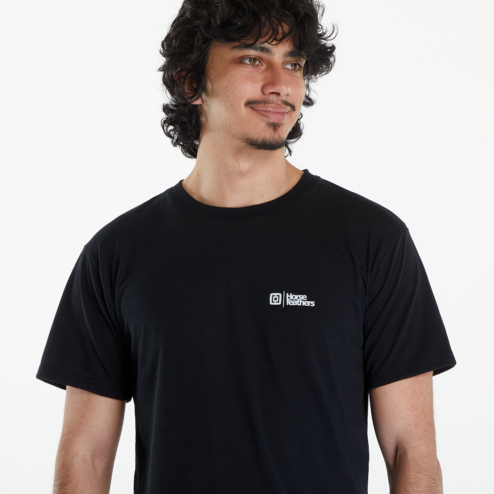 T-krekli Horsefeathers Rooter T-Shirt Black