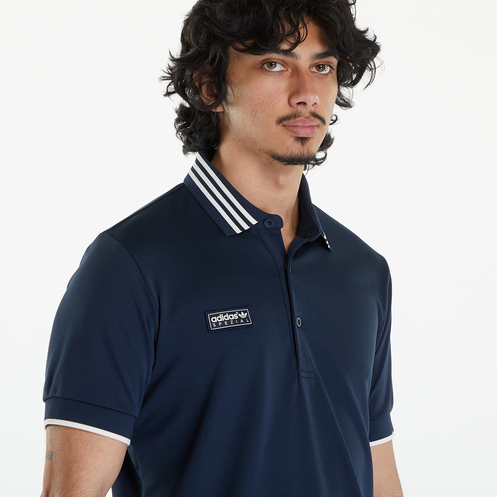 T Shirts adidas Spezial Short Sleeve Polo T Shirt Night Navy Queens