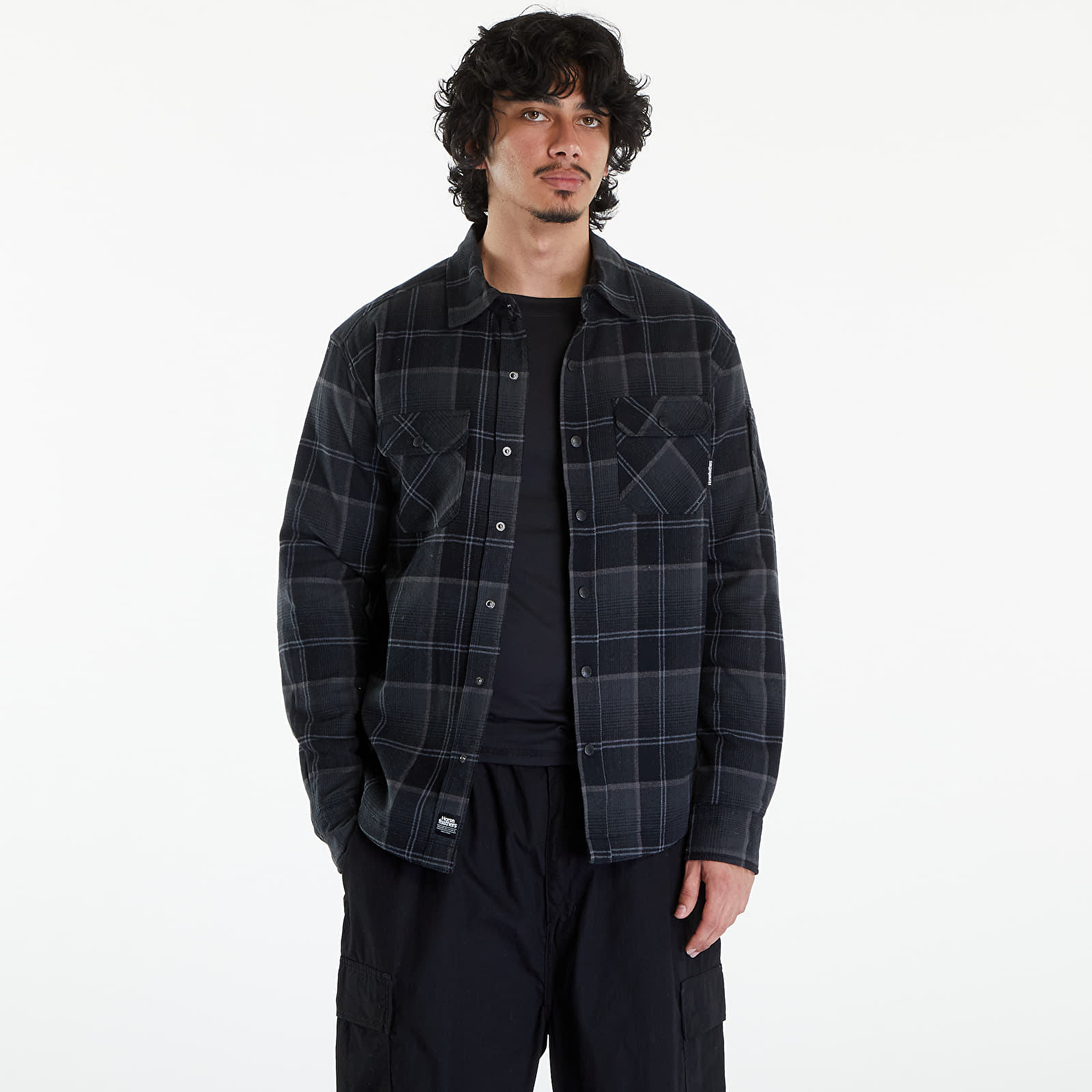 Camisas Horsefeathers Dough Insulated Shirt Anthracite