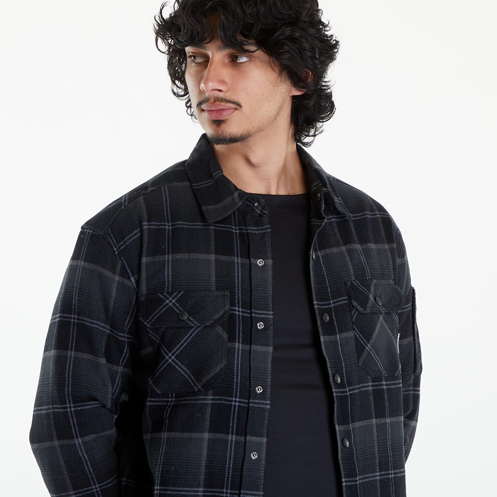 Camisas Horsefeathers Dough Insulated Shirt Anthracite