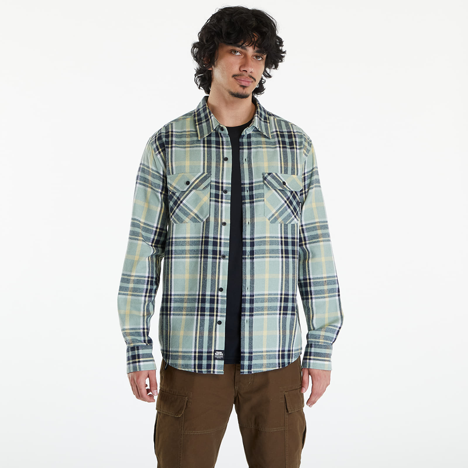 Cămașă Horsefeathers Dough Shirt Smoke Green