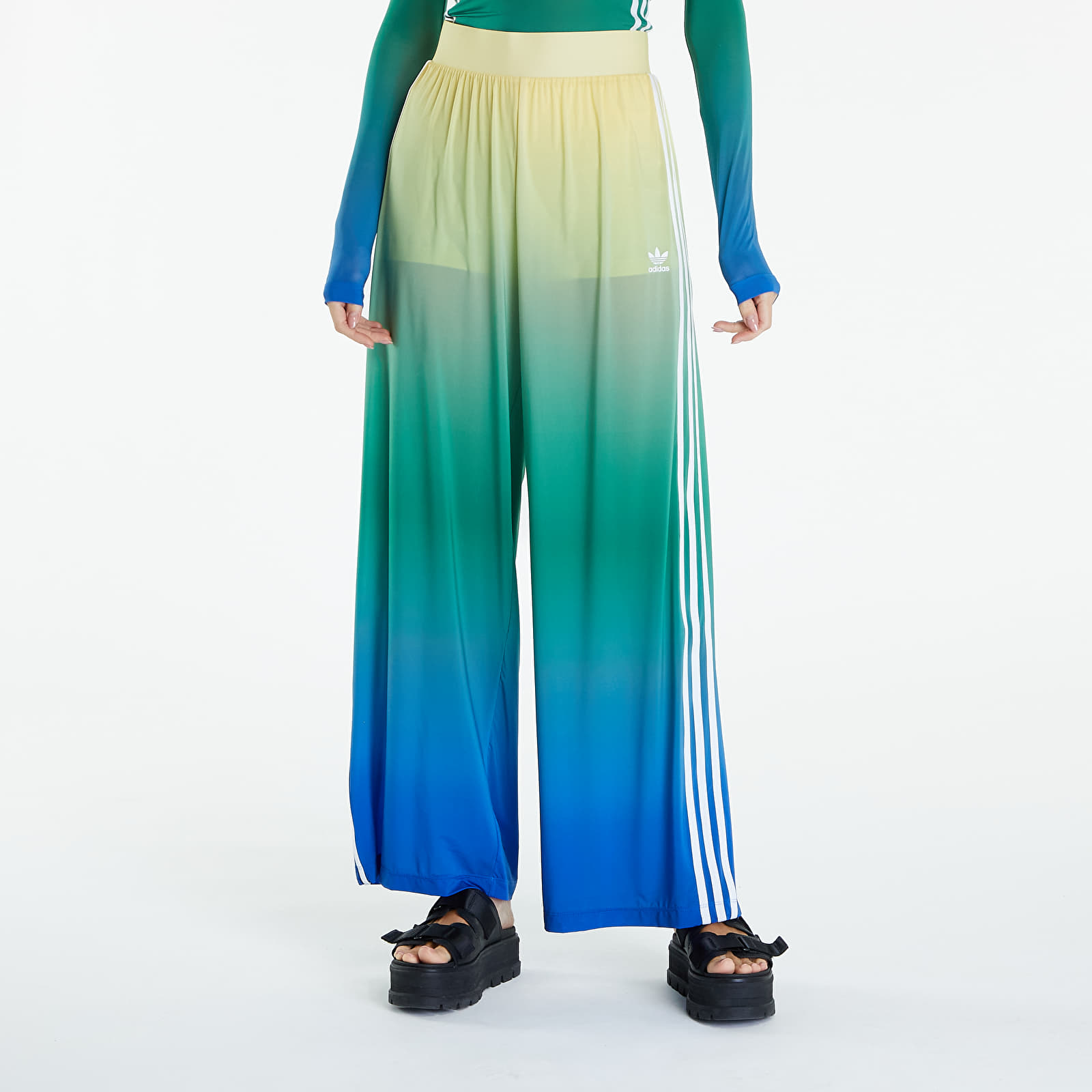 Jeans and trousers adidas Aop Wl Pant Multicolor Almost Yellow Queens