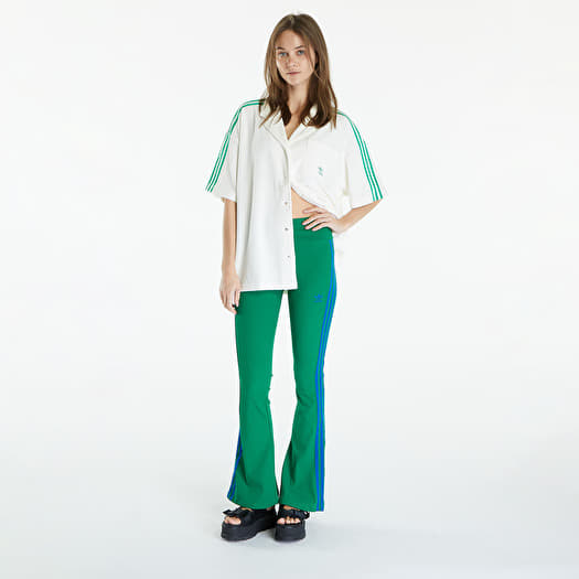 Leggings adidas Rib Flared Leggings Green | Queens