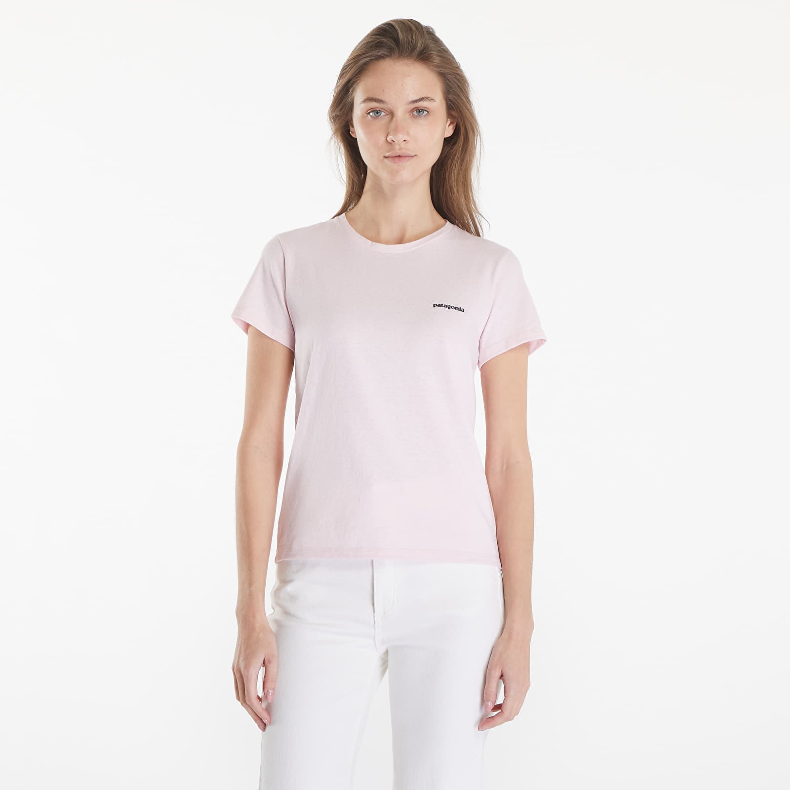 T-shirts Patagonia W's P-6 Logo Responsibili-Tee Whisker Pink