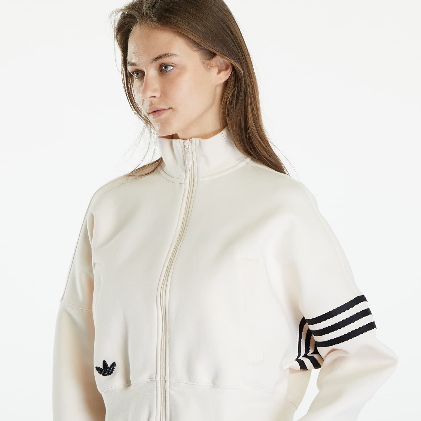 Hoodies and sweatshirts  adidas Originals Tracktop Wonder White