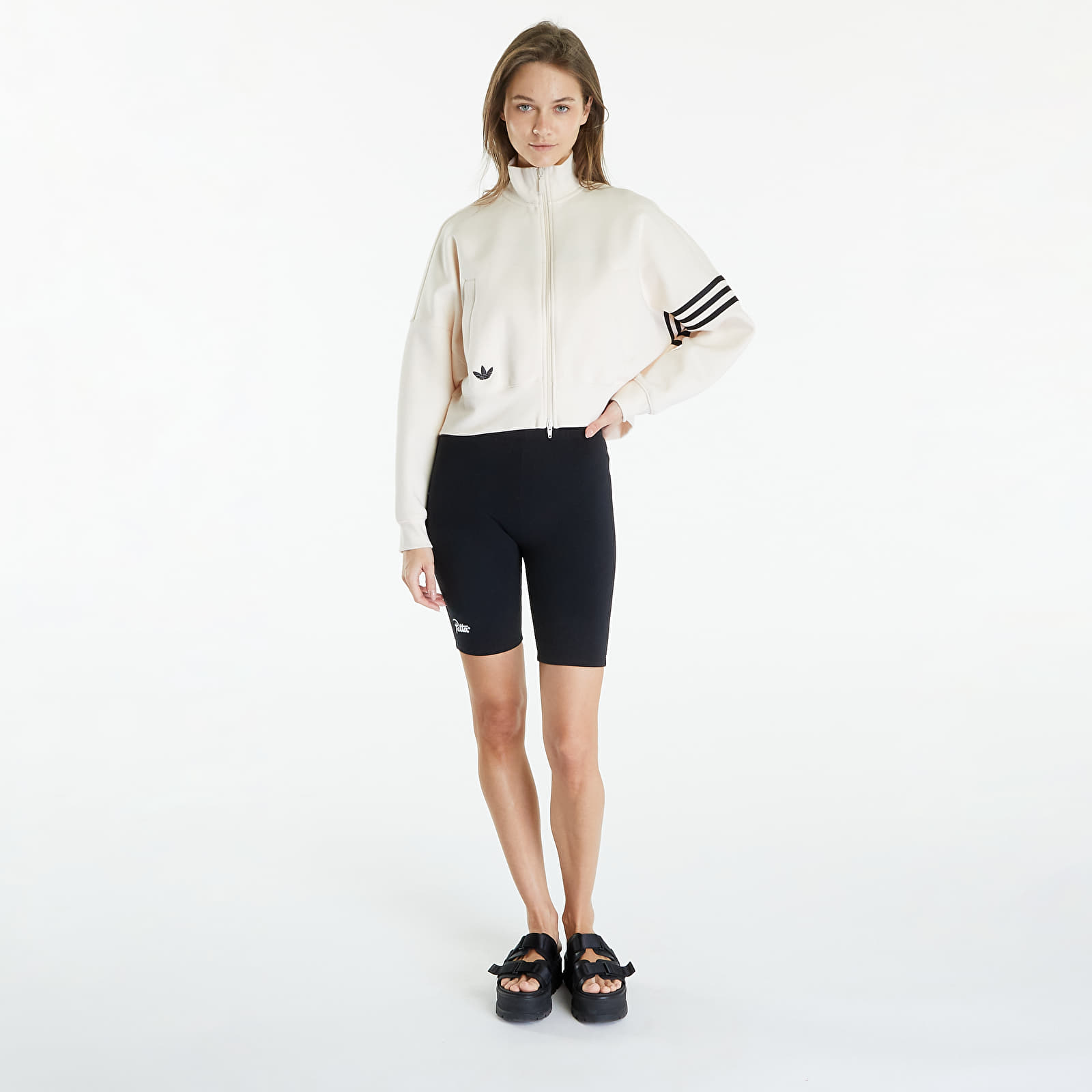 Hoodies and sweatshirts  adidas Originals Tracktop Wonder White