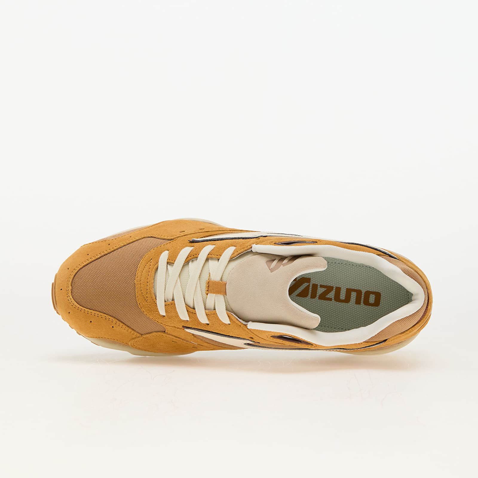 Sneakers og sko til mænd Mizuno Contender Premium Spruce Yellow/ Tiger's Eye/ Cloud Cream
