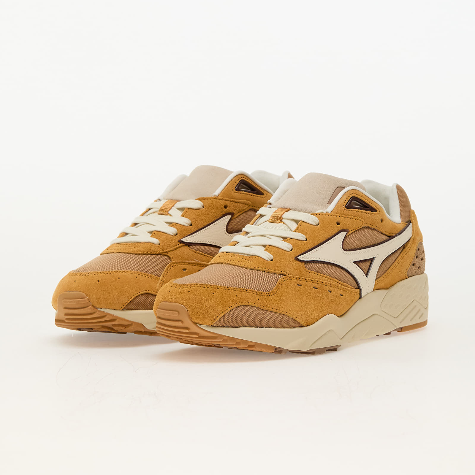 Sneakers og sko til mænd Mizuno Contender Premium Spruce Yellow/ Tiger's Eye/ Cloud Cream