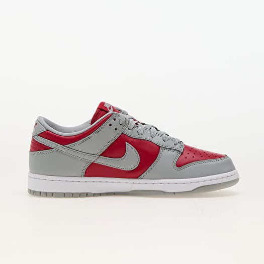 Men's sneakers and shoes Nike Dunk Low QS Varsity Red/ Silver-White | Queens