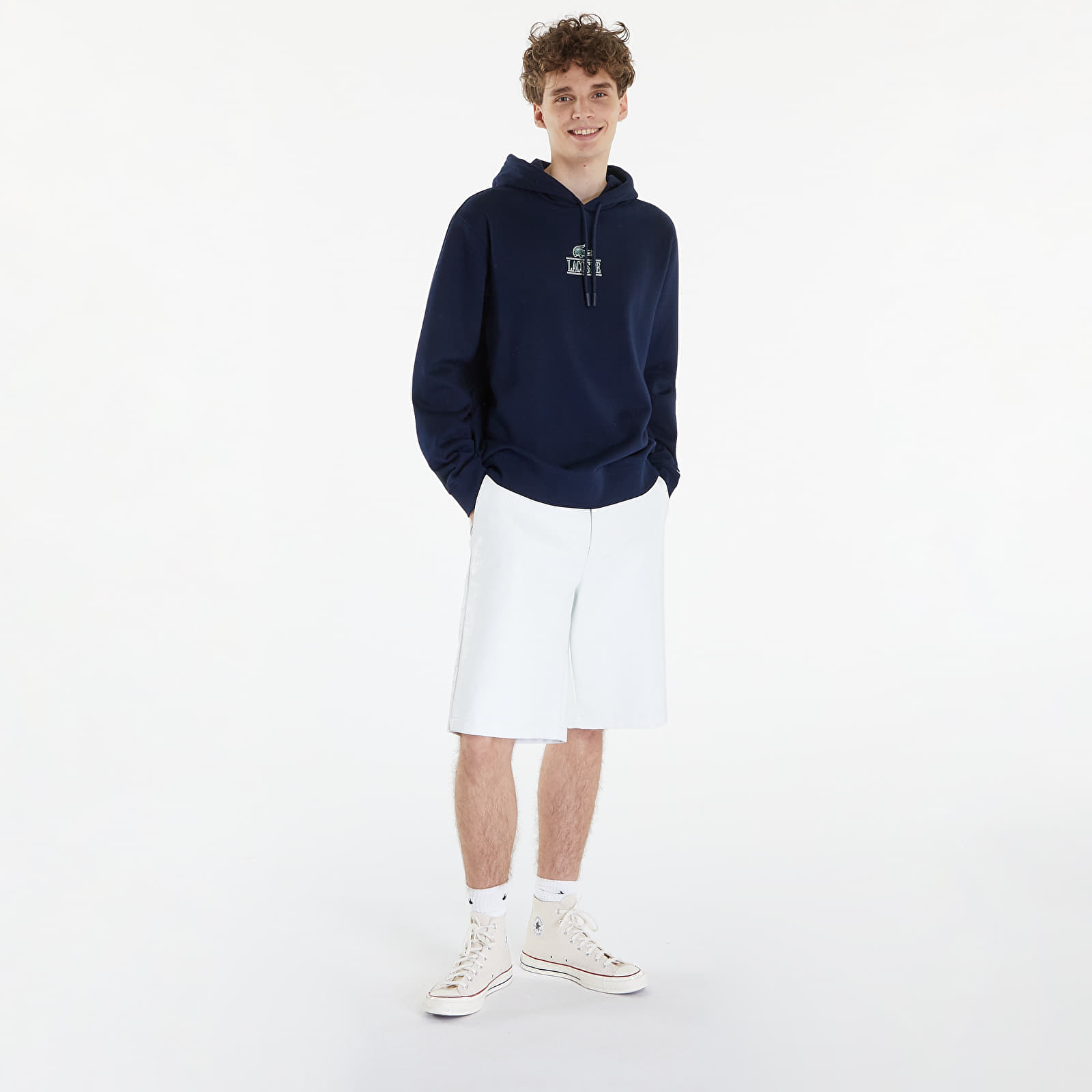 Hoodies and sweatshirts  LACOSTE Men's Sweatshirt Navy Blue