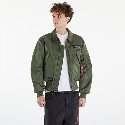 Bomberjacken Alpha Industries CWU 45 Heritage Sage Green Queens