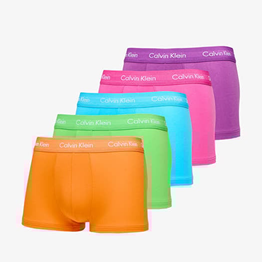 Boxer shorts Calvin Klein Cotton Stretch Low Rise Trunk 5 Pack Multicolor Queens