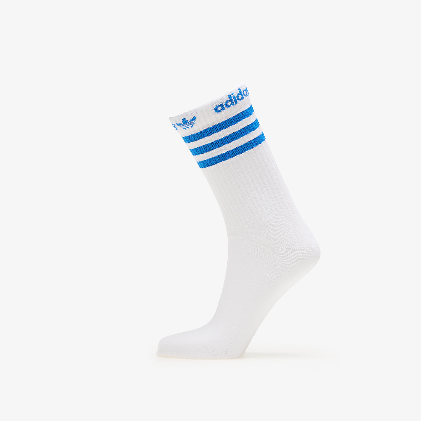 Socken adidas Adicolor Crew Socks 3-Pack Mgh Solid Grey / White / Better Scarlet