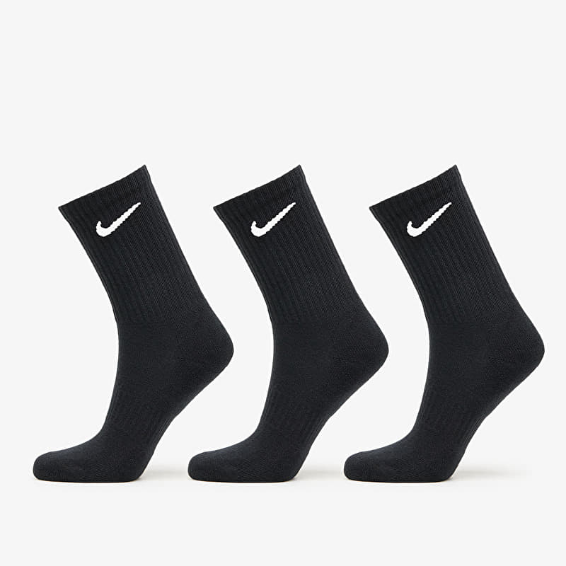 Ponožky Nike Everyday Cushioned Training Crew Socks 3-Pack Black/ White
