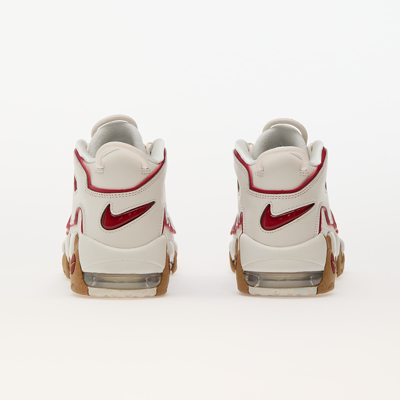 Sieviešu kedas un apavi Nike W Air More Uptempo Phantom/ Gym Red-Gum Light Brown-Clear