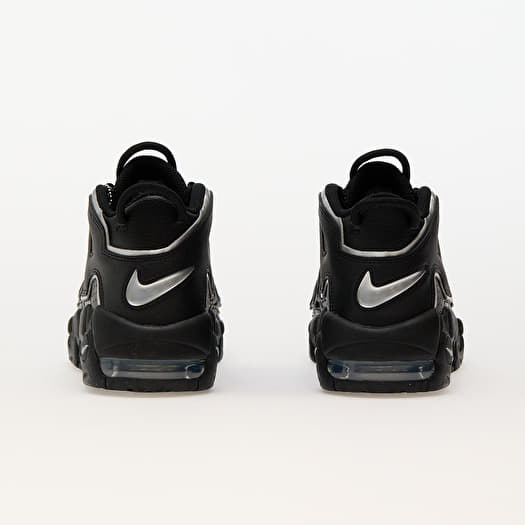 Women s sneakers and shoes Nike W Uptempo 96 Black Metallic Silver Turquoise Blue Queens