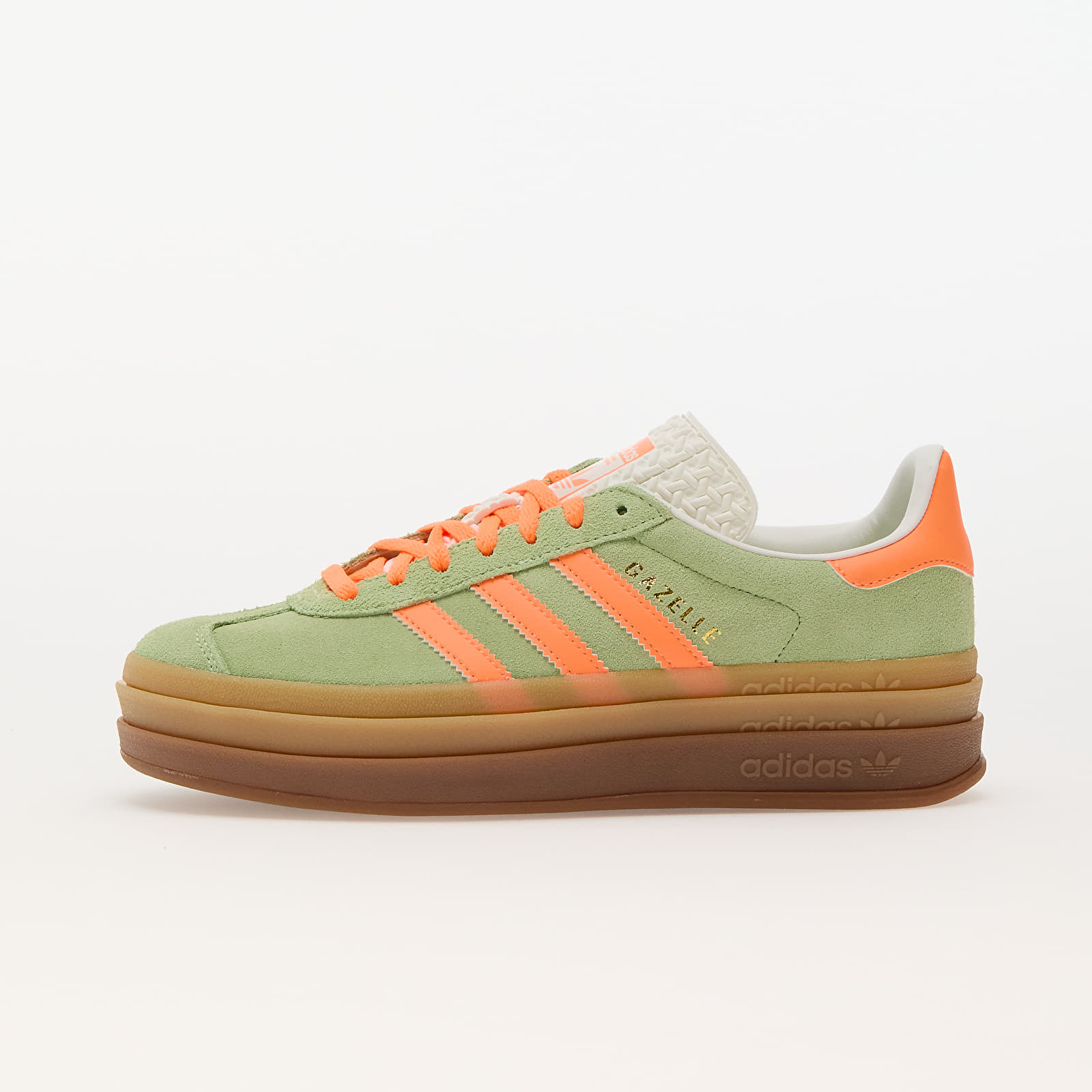 Sieviešu kedas un apavi adidas Gazelle Bold W Semi Green Spark/ Scrora/ Core White