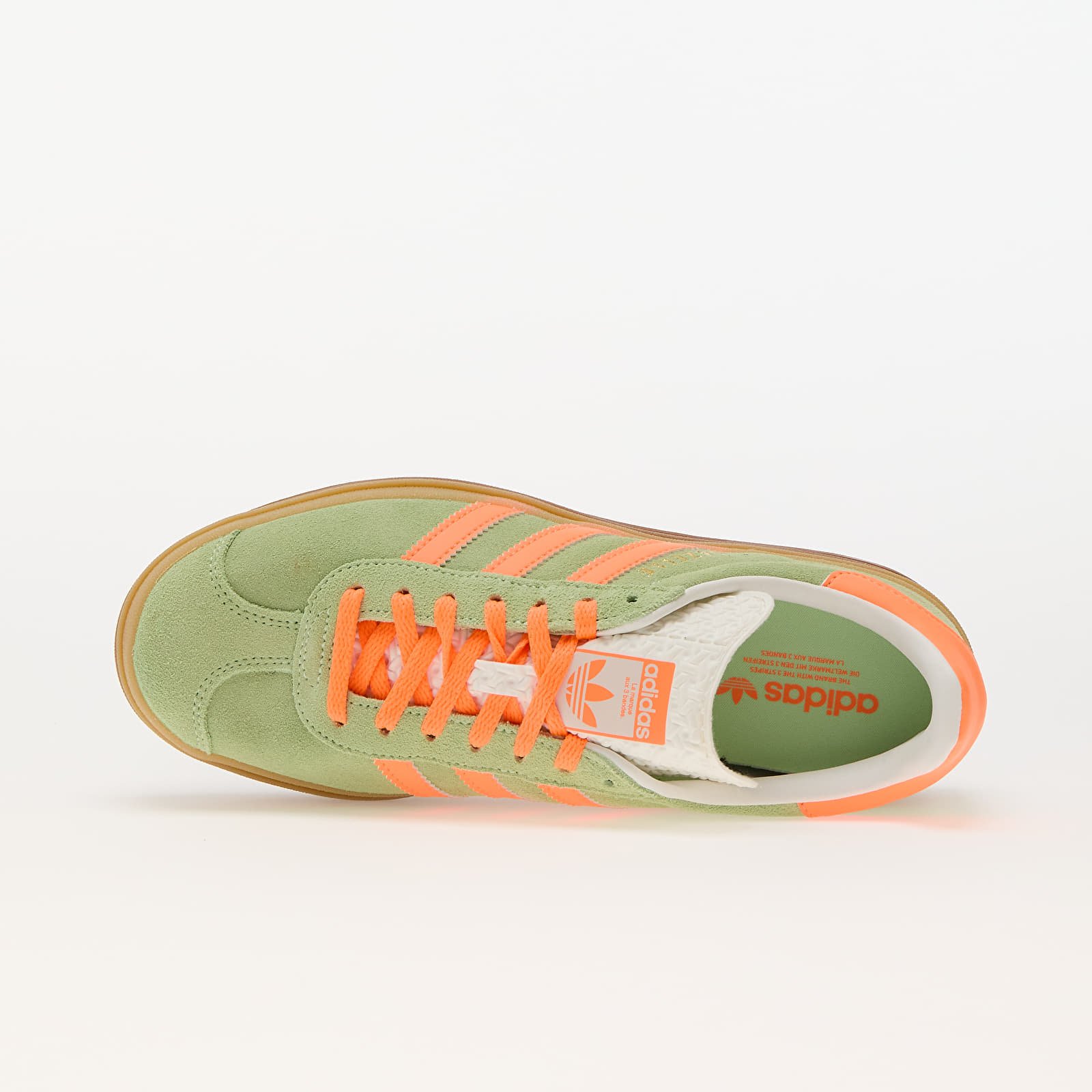 Sieviešu kedas un apavi adidas Gazelle Bold W Semi Green Spark/ Scrora/ Core White
