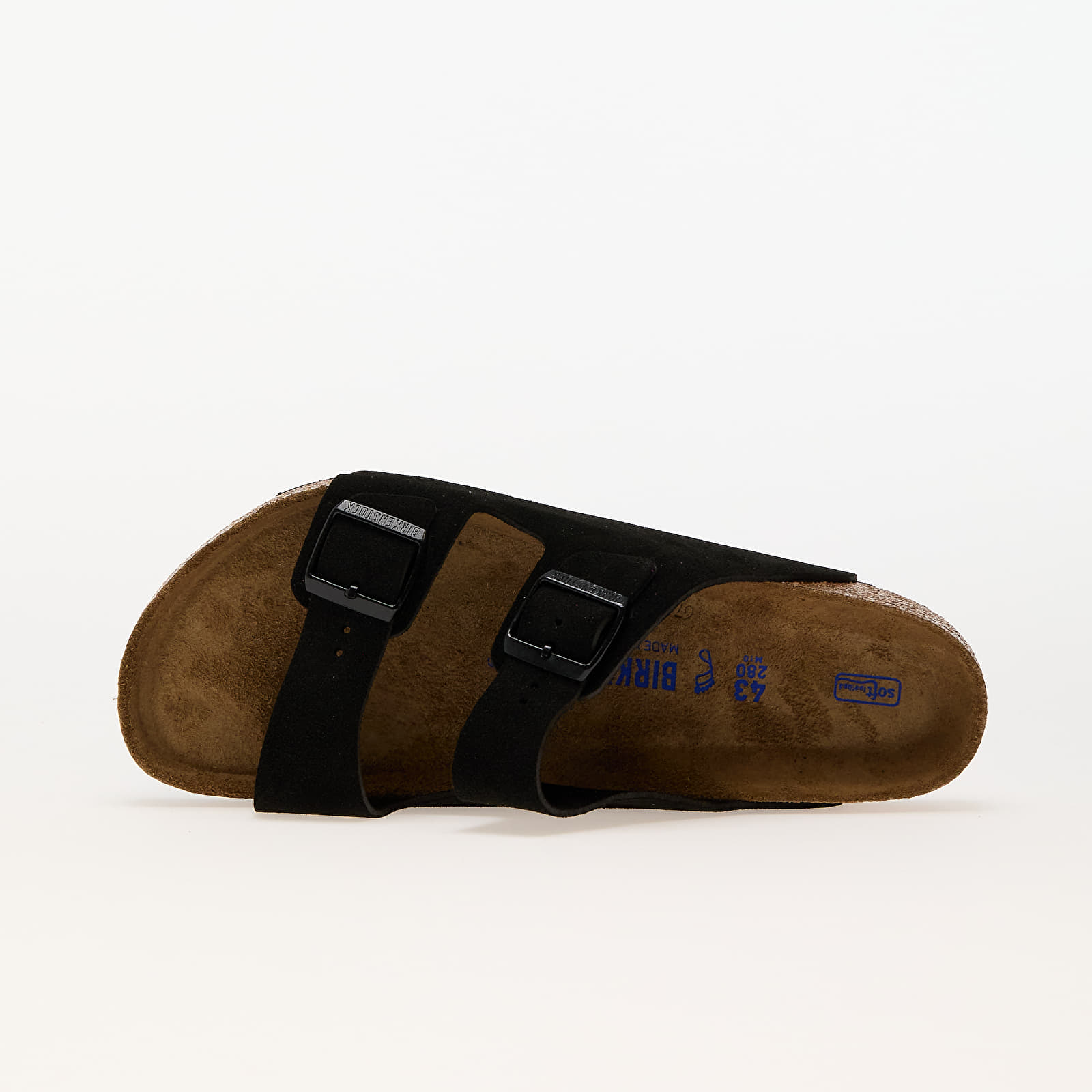 Pánské tenisky a boty Birkenstock Arizona Birko-Floor Soft Black