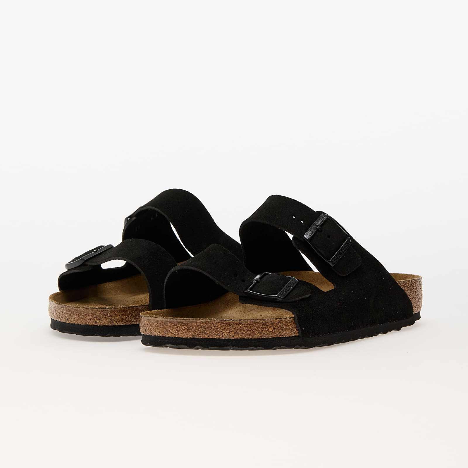 Pánské tenisky a boty Birkenstock Arizona Birko-Floor Soft Black