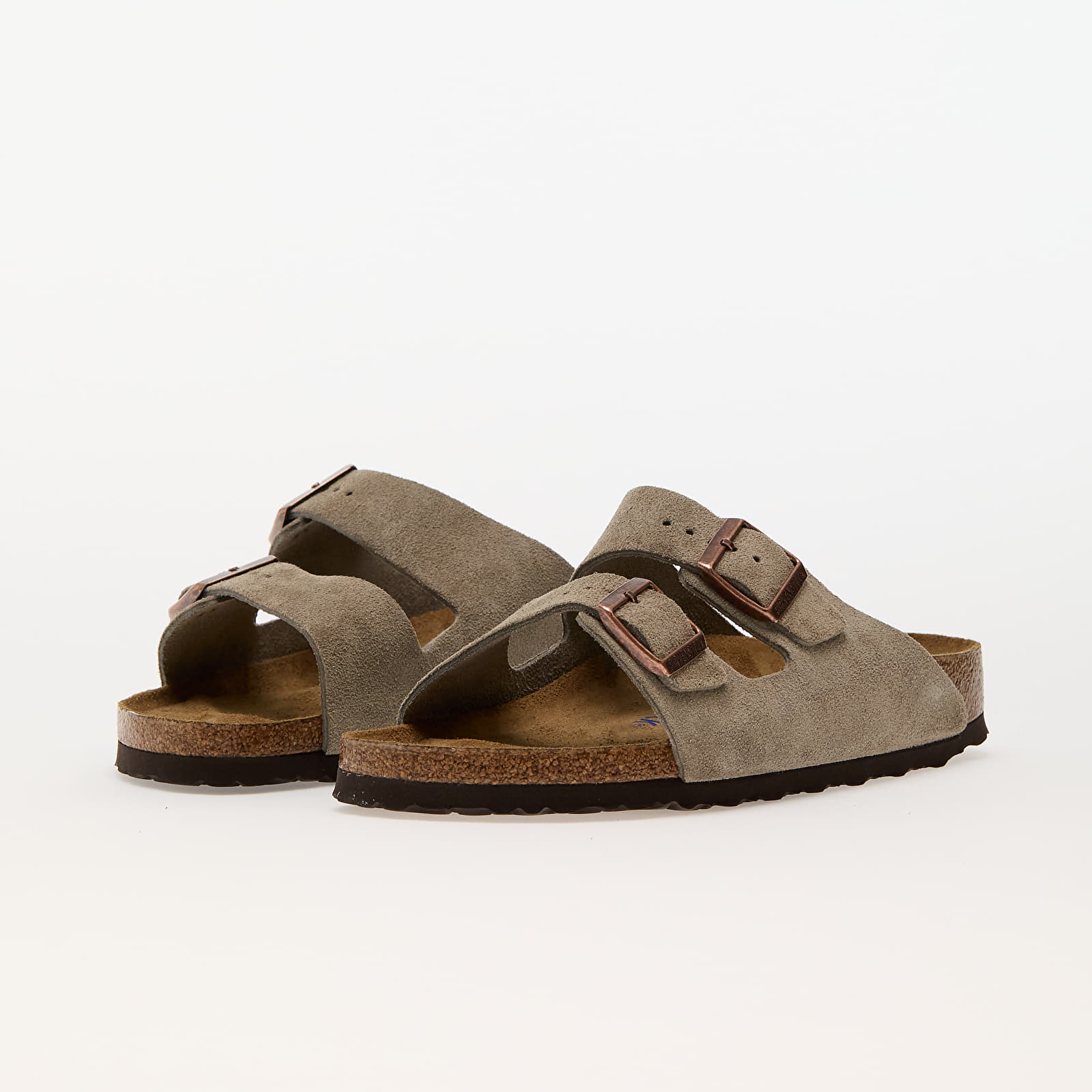 Naiste tossud ja kingad Birkenstock Arizona Birko-Flor Soft Taupe