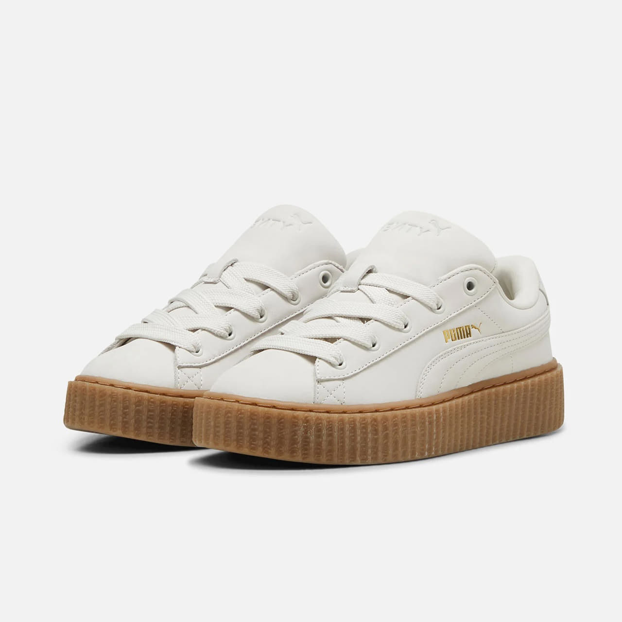 Chaussures et baskets homme Fenty x Puma Creeper Phatty Nubuck Warm White-Puma Gold-Gum