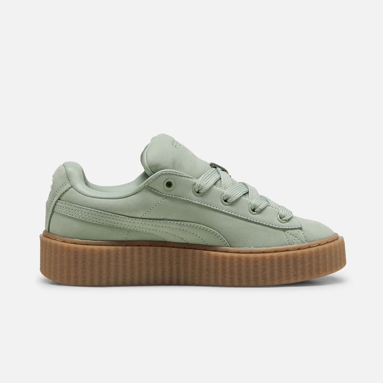 Turnschuhe und Schuhe für Männer Fenty x Puma Creeper Phatty Nubuck Green Fog-Puma Gold-Gum