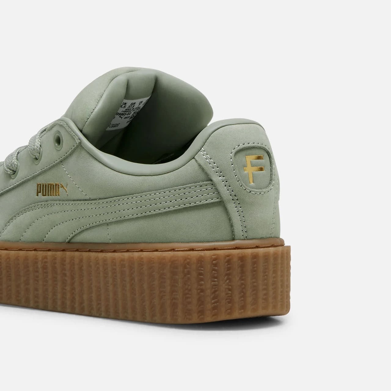 Turnschuhe und Schuhe für Männer Fenty x Puma Creeper Phatty Nubuck Green Fog-Puma Gold-Gum