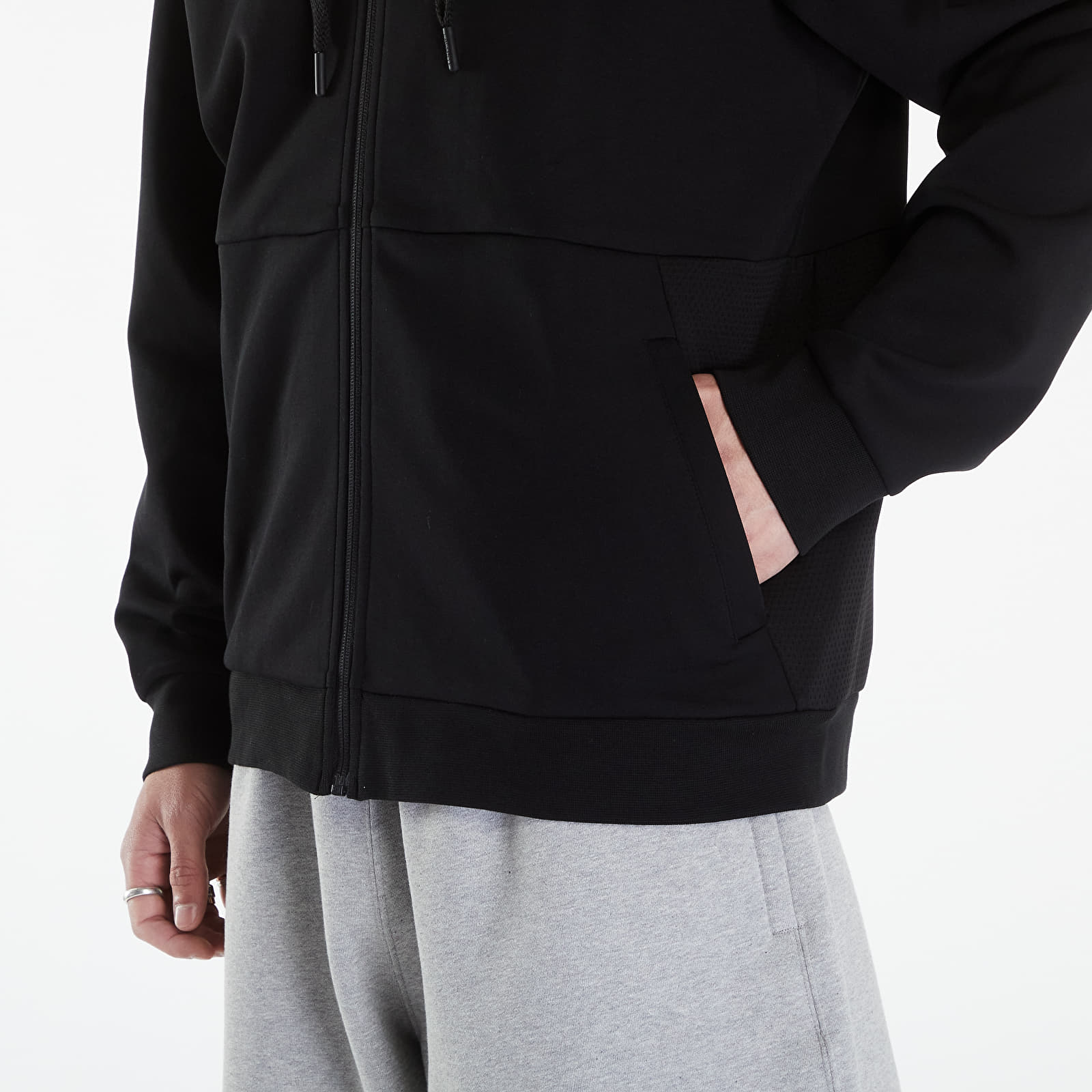 Hoodies and sweatshirts LACOSTE Men's Sweatshirt Black/ Black