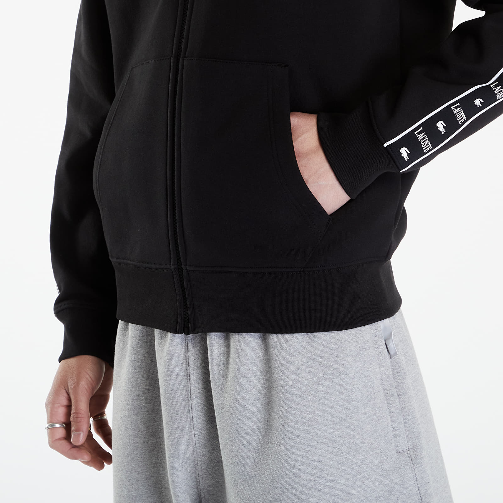 Hoodies and sweatshirts  LACOSTE Men's Sweatshirt Black