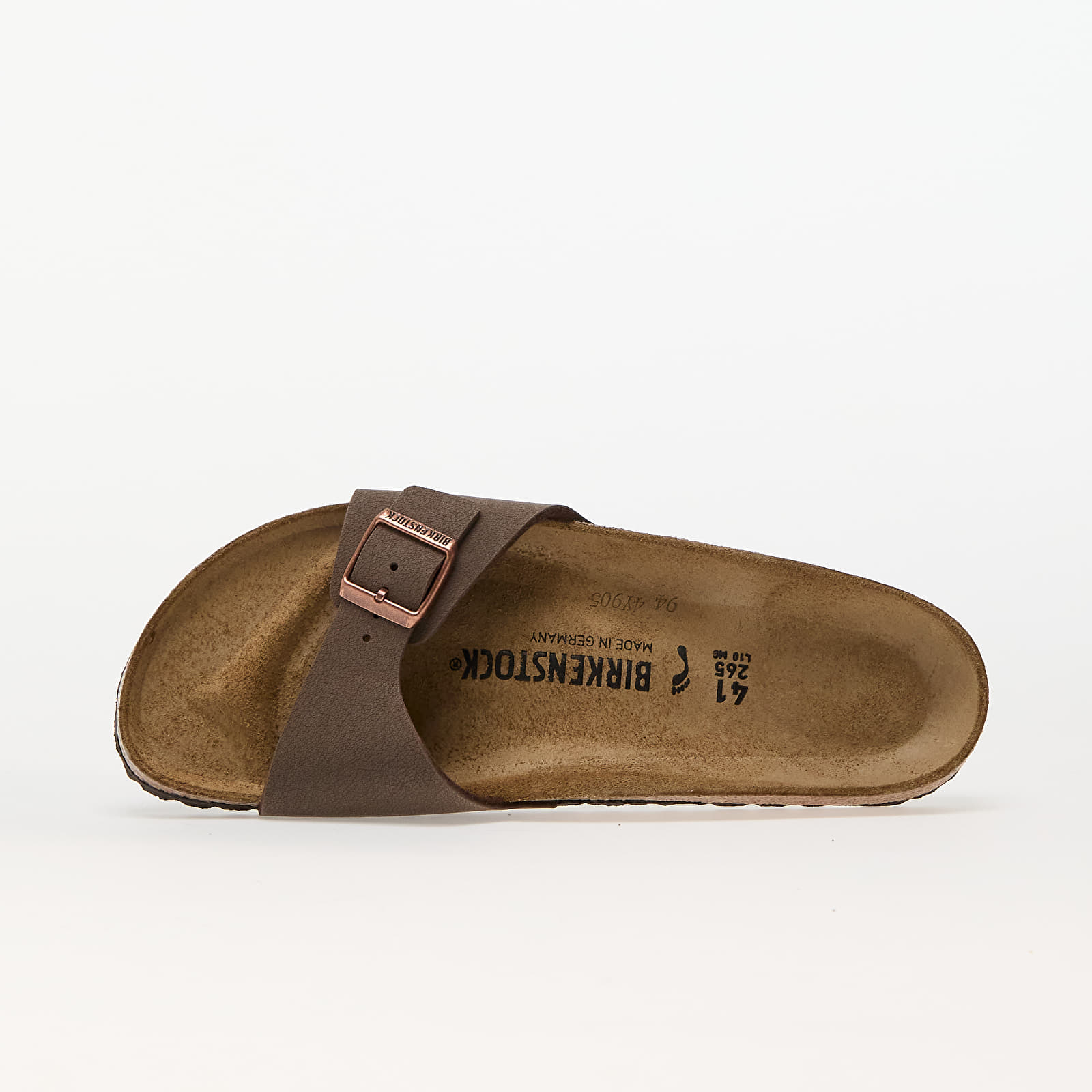 Scarpe donna Birkenstock Madrid Birko-Flor Nubuck Mocha