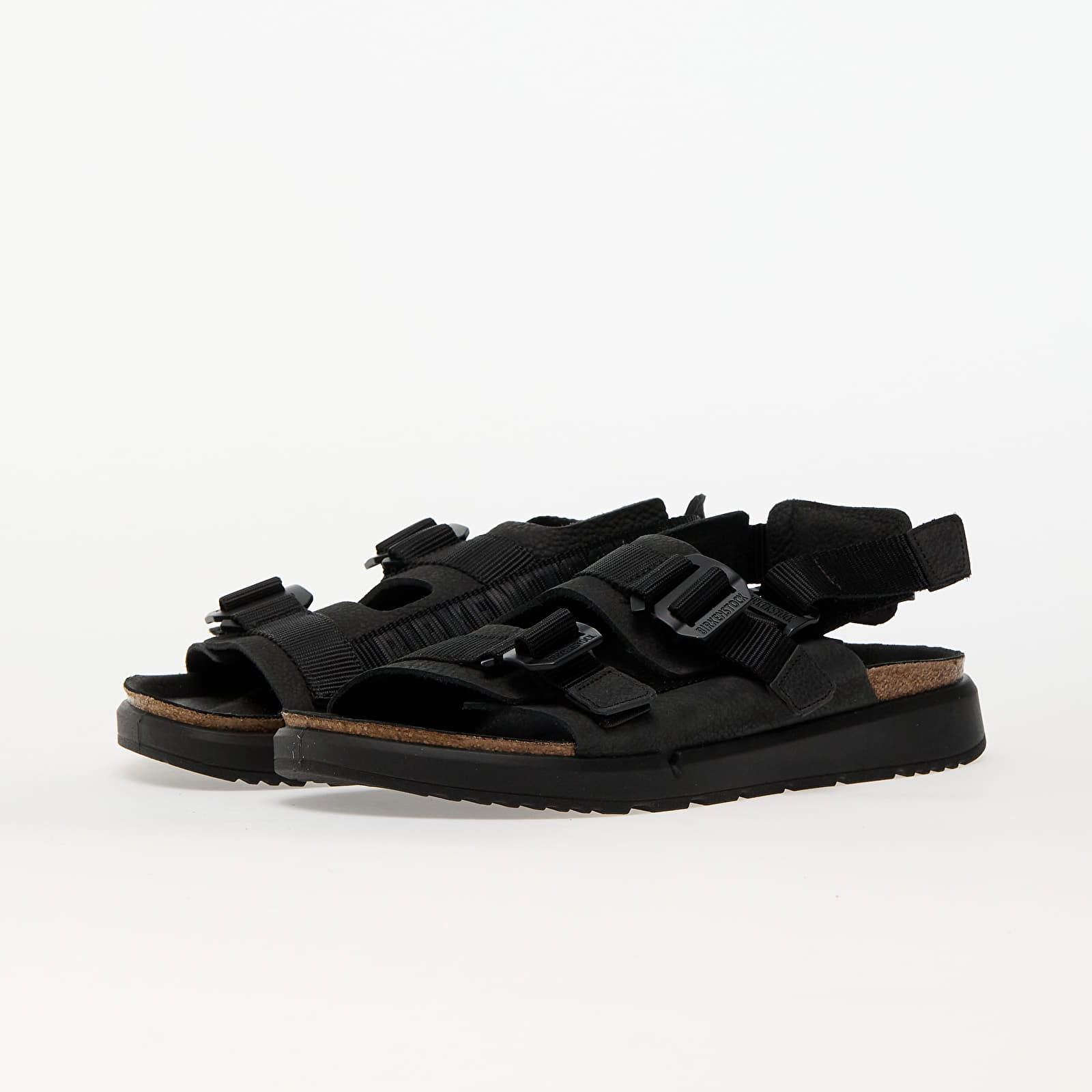 Men's sneakers and shoes Birkenstock Shinjuku Natural Leather/Textile Black
