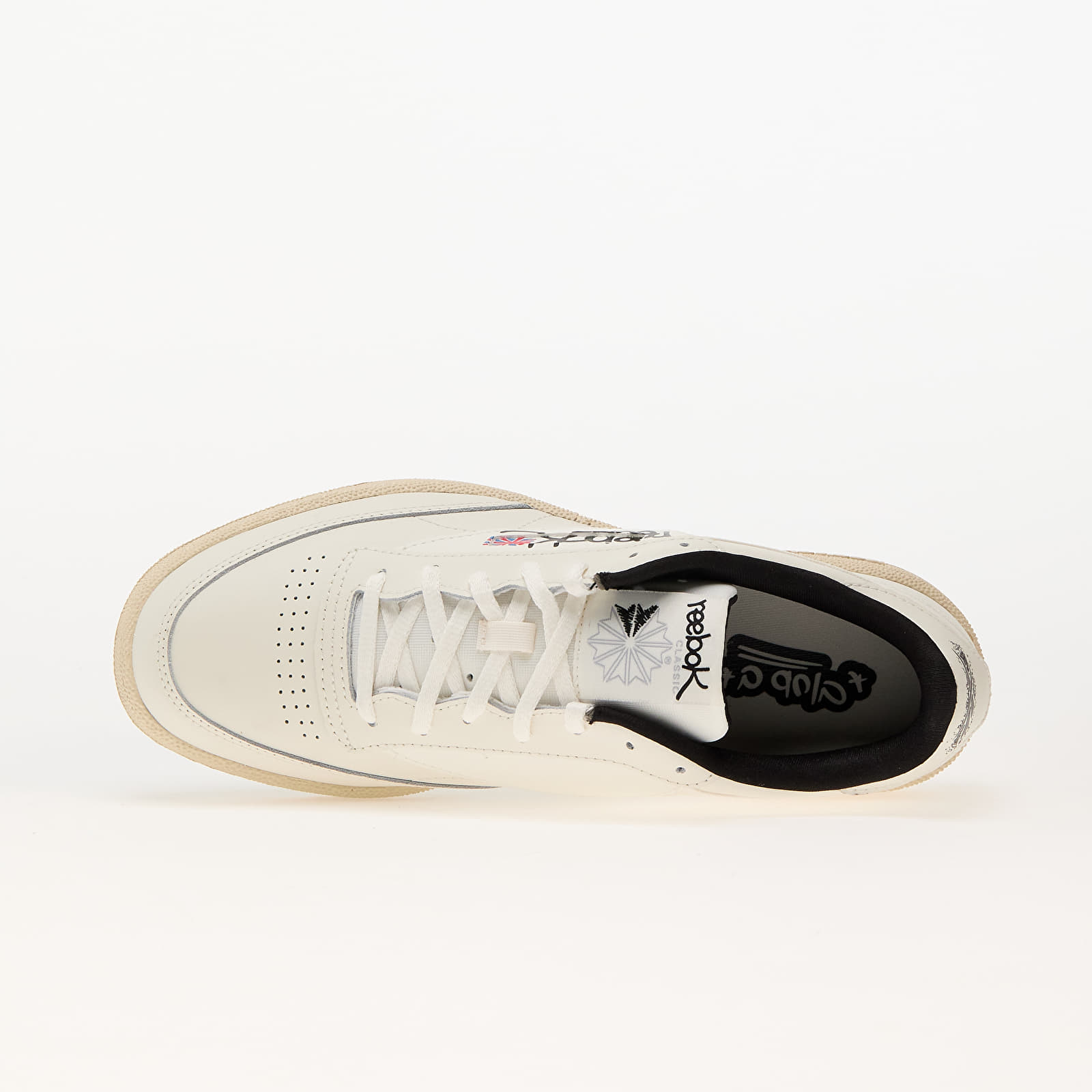 Men's sneakers and shoes Reebok Club C 85 Chalk/ Paper White/ Core Black