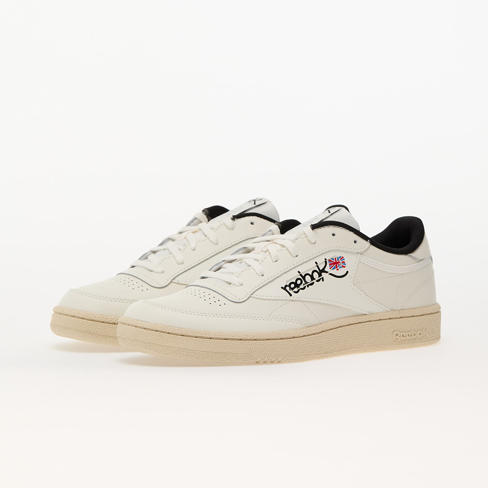 Men's sneakers and shoes Reebok Club C 85 Chalk/ Paper White/ Core Black