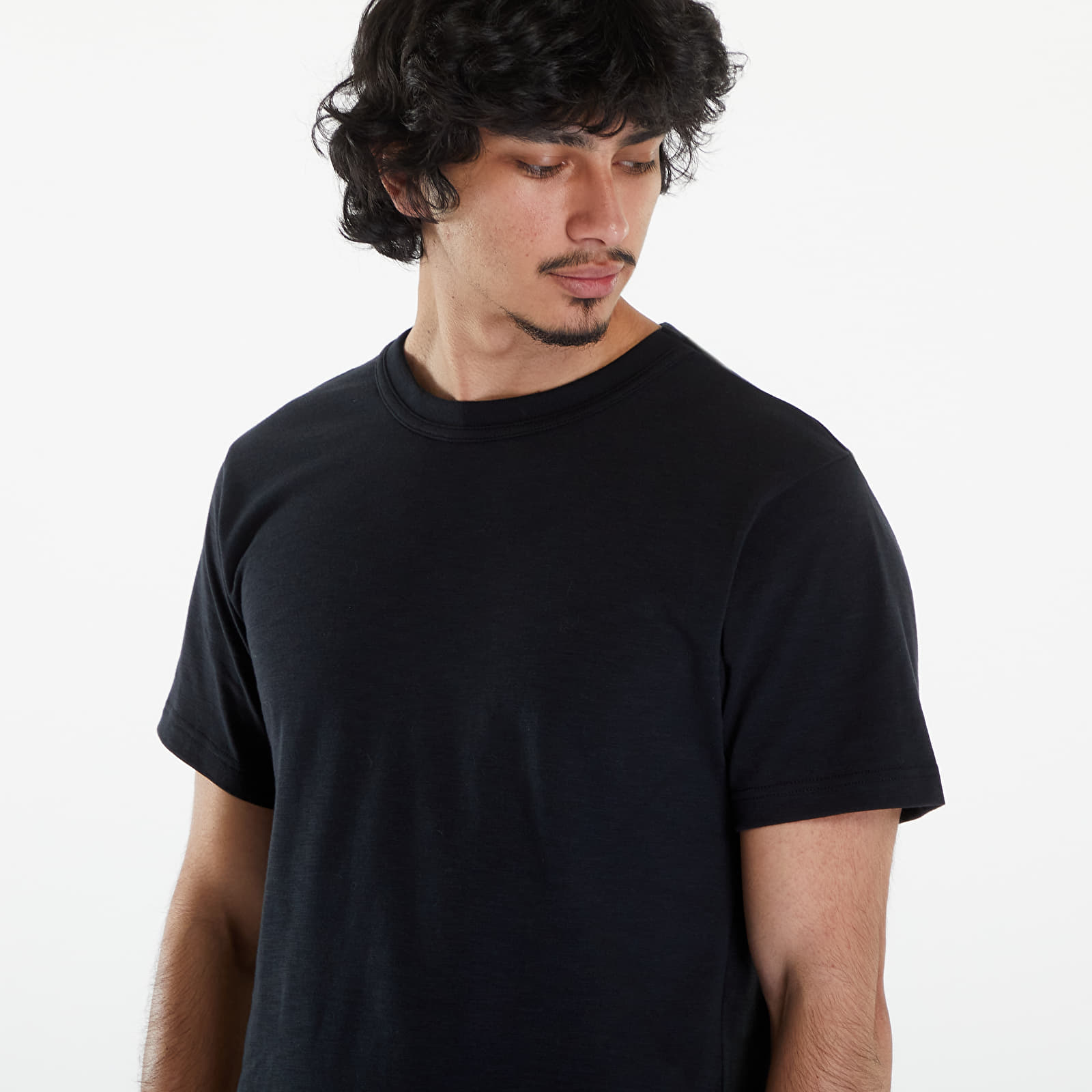 Camisetas hombre Nike Life Men's Short-Sleeve Knit Top Black/ Black