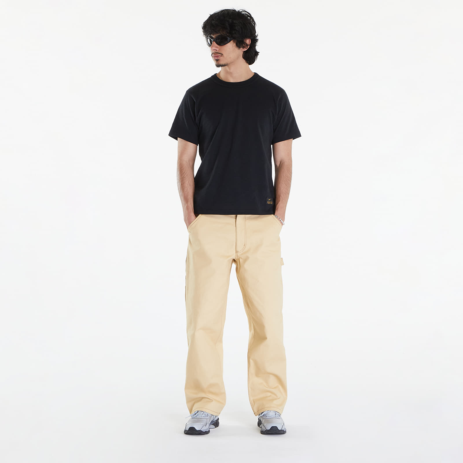 Jeans voor heren Nike Life Men's Carpenter Pants Sesame/ Sesame
