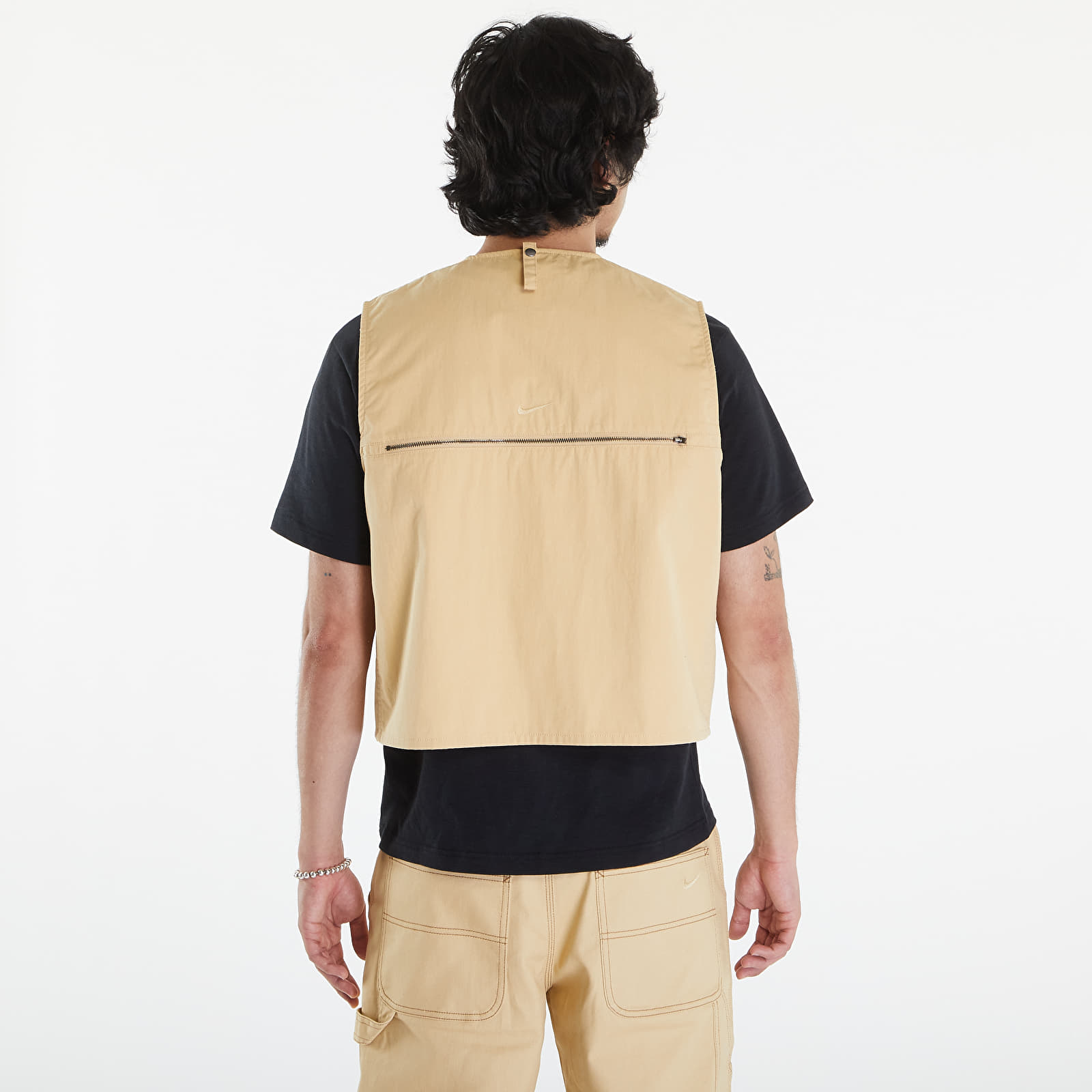Chalecos para hombre Nike Life Men's Utility Vest Sesame/ Sesame