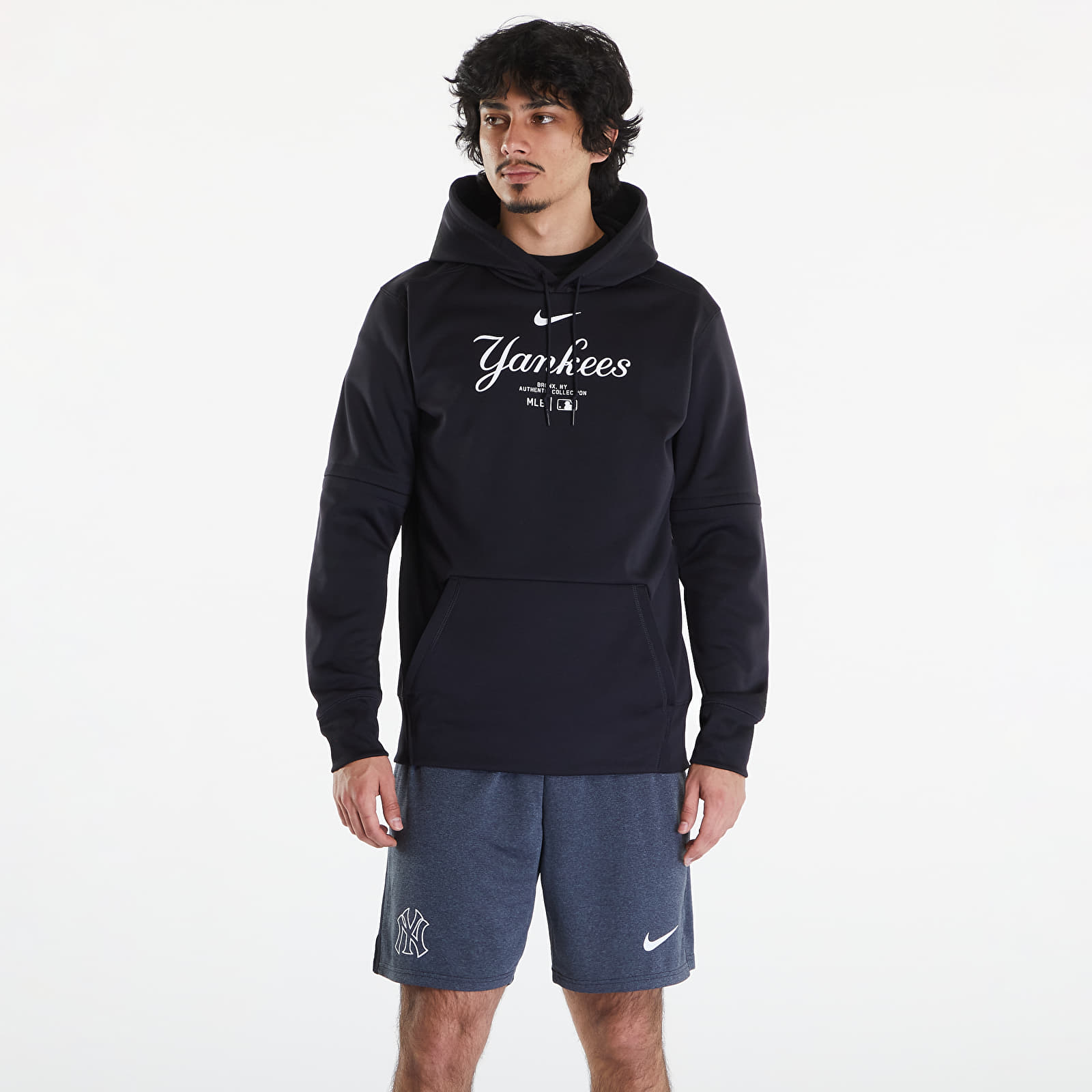 Hoodies and sweatshirts  Nike Men's AC TF Hoodie PO New York Yankees Pitch Blue/ Pitch Blue