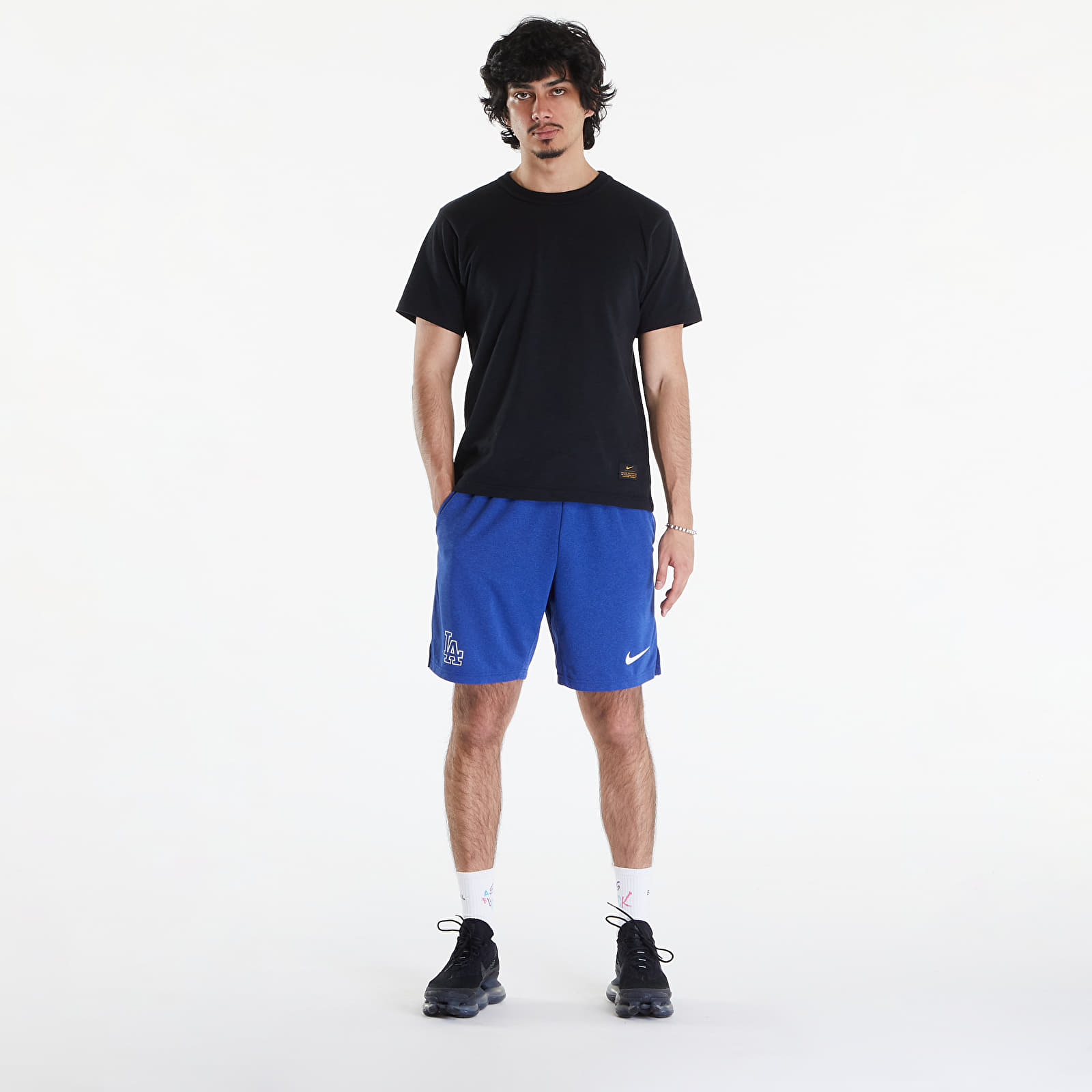 Shorts Nike Men's AC DF Short Knit Los Angeles Dodgers Deep Royal Blue/ Deep Royal Blue