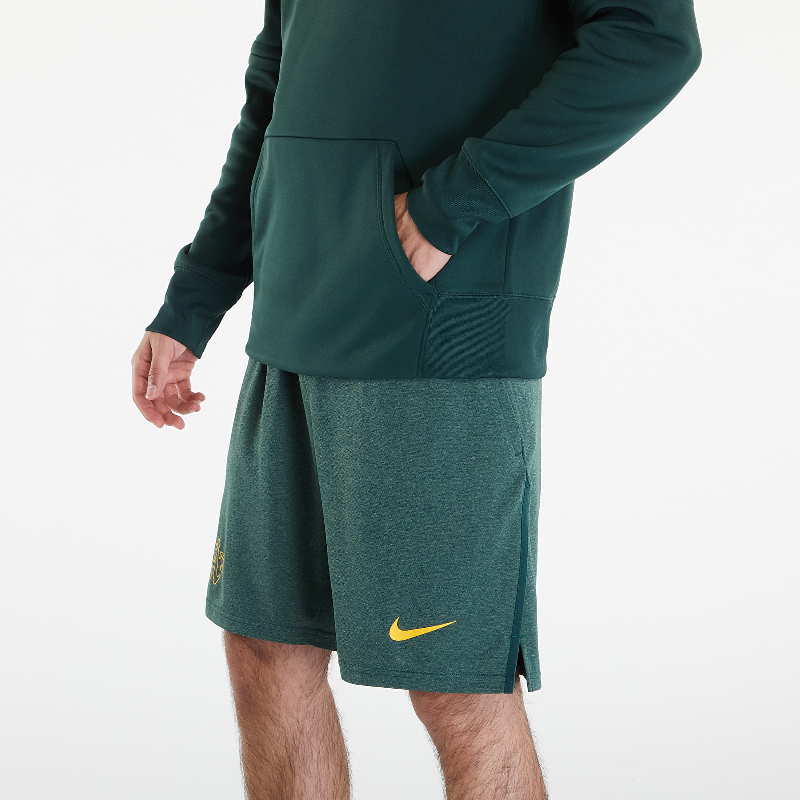 Sweatshirts Nike Men's AC TF Hoodie PO Oakland Athletics Pro Green/ Pro Green